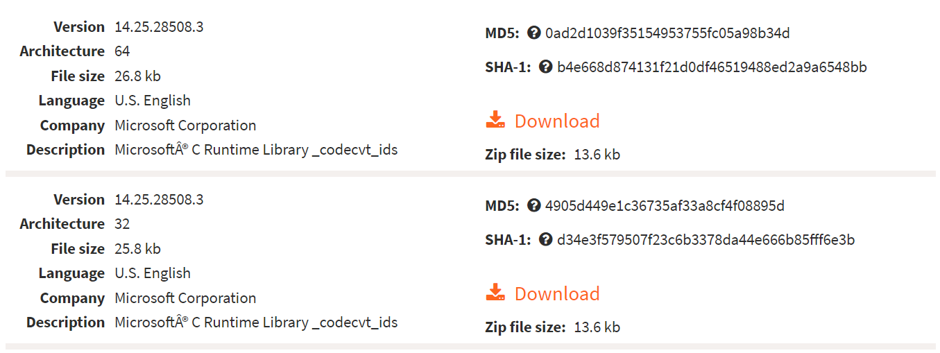 The code execution cannot proceed because msvcp140_codecvt_ids.dll not ...