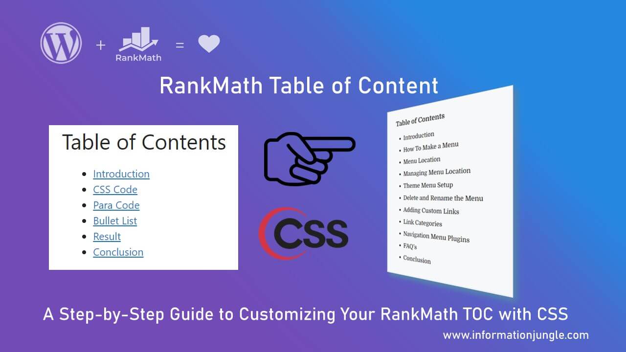 Style Your RankMath Table of Content with Custom CSS for a Professional Look